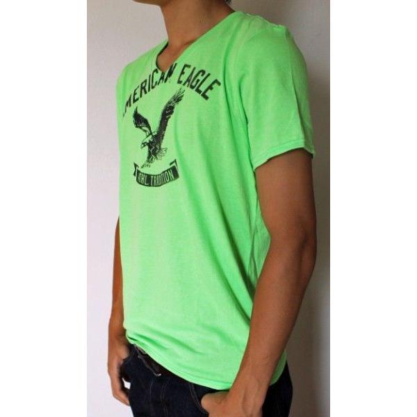 American Eagle Outfitters アメリカン イーグル メンズ Men S 半袖tシャツ ネオングリーン Vネック Buyee Buyee Japanese Proxy Service Buy From Japan Bot Online