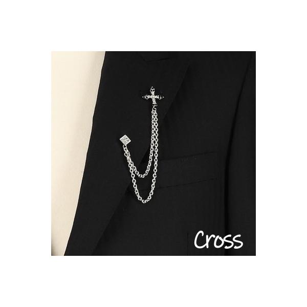 ラベルピン メンズ 結婚式 おしゃれ KC17 クロス 十字架 ブローチ ピンブローチ 吹奏楽 メンズアクセサリー シルバーアクセサリー プレゼント 父の日 ラペルピン