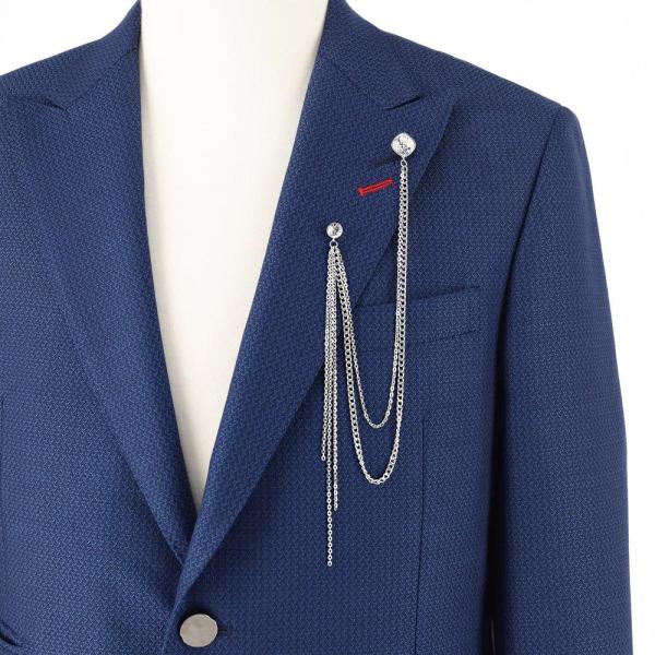 襟元にオシャレで華やかなワンポイント！ジャケットなどに付けるだけでイメージアップのアクセサリーバッジです。キラキラ輝きのあるラペルピンは洋服だけでなくバッグやポーチなどに付けていただいても大変オシャレです。