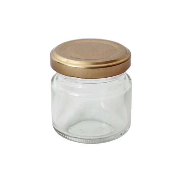 少量の物を入れるのにピッタリなビン可愛らしい小さなジャムなどを入れるのに使える瓶です。手作りのジャムや佃煮・調味料など入れて保存・販売ができる万能な瓶です。金のキャップが高級感を感じさせます。ラベルシールなどを貼るとオリジナル商品としてアピ...
