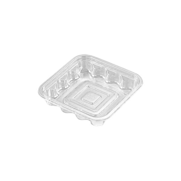 タイトケース T125-200KK 透明蓋付 50入 クリーンカップ 梅干し・漬物 密閉性高い 角カップ 食品容器 業務用 Ｔ１２５−２００ＫＫ