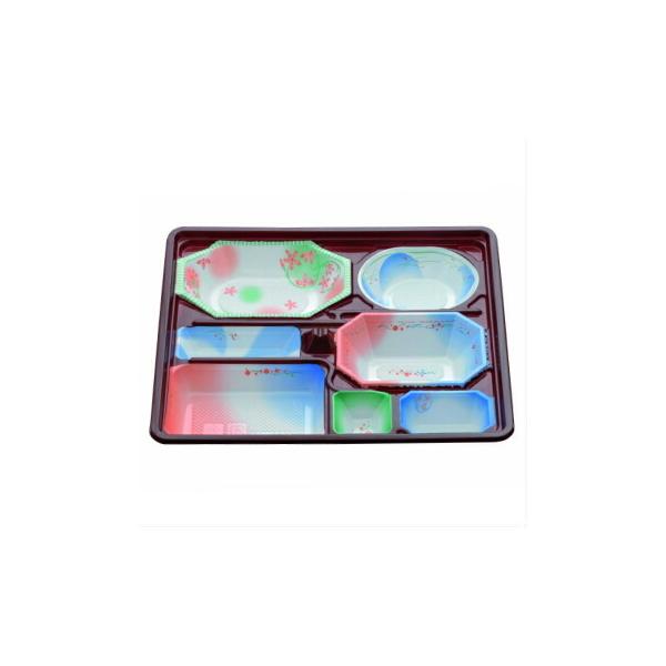 北原産業 弁当容器 業務用 KL-106美里ごぜん 透明蓋セット 20入