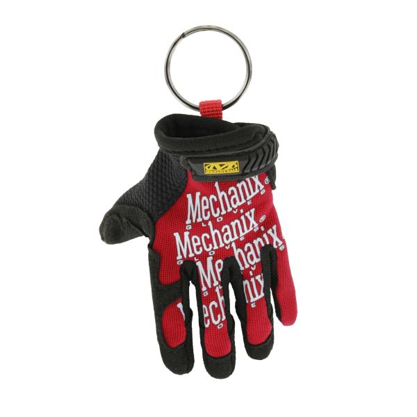 【即納】 メカニクス Original キーホルダー キーチェーン ワークグローブ レッド 軍手 手袋 Keychain Red (MG-KEY-02)