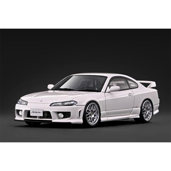 予約 2027年4月予定 ignition model イグニッションモデル IG4243 46040 Nissan Silvia spec R (S15) White (1/18 Scale) 日産 シルビア レジン製 完成品