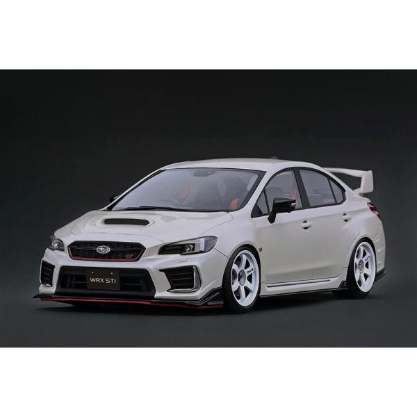 予約 2027年6月予定 ignition model イグニッションモデル IG4314 1/18 SUBARU WRX  STI  (CBA-VAB) Pearl White スバル レジン製 完成品 ミニカー