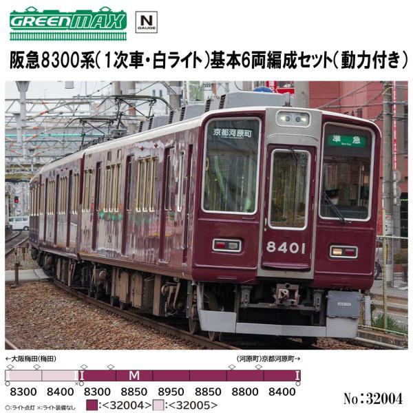 高輝度ライト化 阪急 8300系 1次車 先頭2両増結 T+T 高輝度ライト化 阪急 8300系 1次車 先頭2両増結 T+T