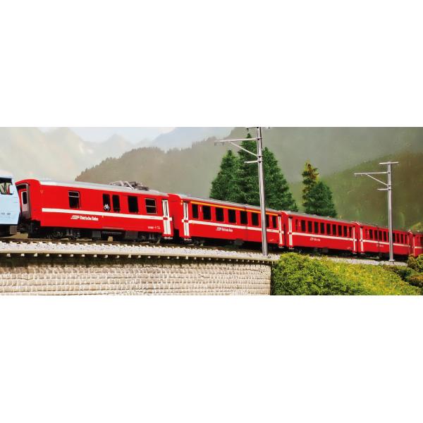 【毎日発送 安心配送】 10-1414 KATO アルプスの赤い客車 EWI 4両セットB 鉄道模型 Nゲージ KATO カトー