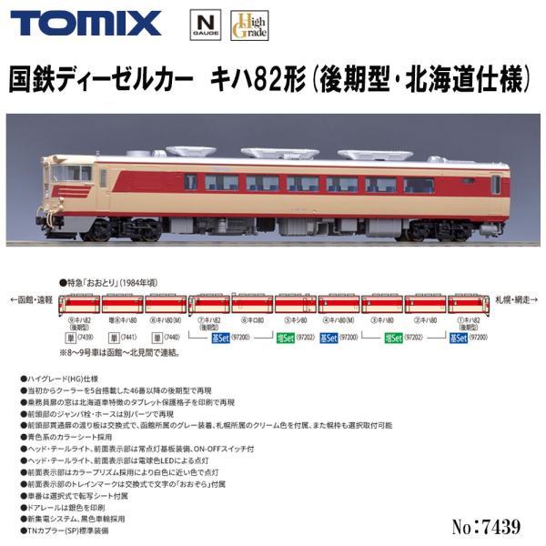トミックス 即納 No:7439 TOMIX 国鉄ディーゼルカー キハ82形(後期型