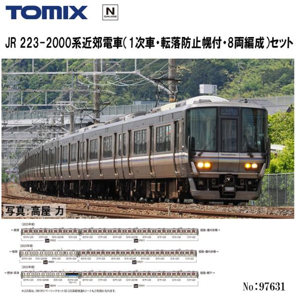 No:97631 TOMIX JR 223-2000系近郊電車（1次車・転落防止幌付・8両編成）8両セット 鉄道模型 Nゲージ TOMIX トミックス