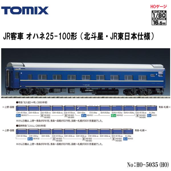 ★希少★新品　KATO HOゲージ　オハネフ25 100番台　2セット 鉄道模型HOゲージ KATO新発売北斗星オハネフ25 200番台