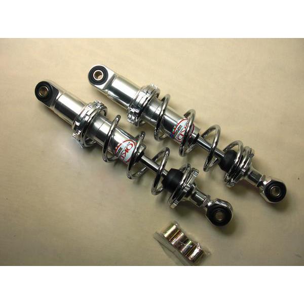 OKD製アルミボディ荒巻サス280mmメッキモンキー カブDAX B04 OKD製アルミボディ荒巻サス280mmメッキモンキー カブDAX B04
