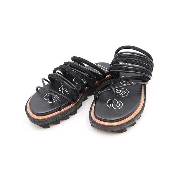 sacai サカイ 22SS Tube Strap Sandals ロゴレザーサンダル