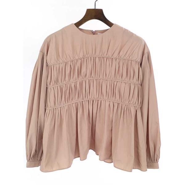 COEL（コエル） 22SS タフタパイピングブラウス ピンク F レディース 
