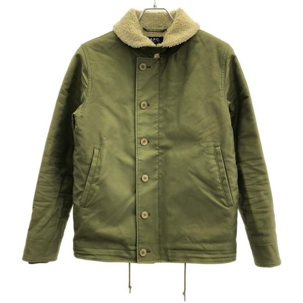 A.P.C アーペーセー N-1 ボアデッキジャケット カーキ XS IT0753E70NGQ