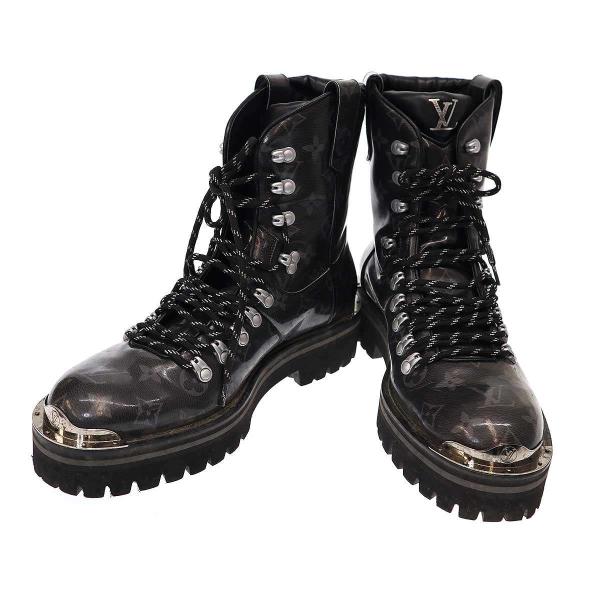 最終！ルイヴィトン　ブーツ　モノグラム LOUIS VUITTON ルイヴィトン 18AW アウトランドライン モノグラム