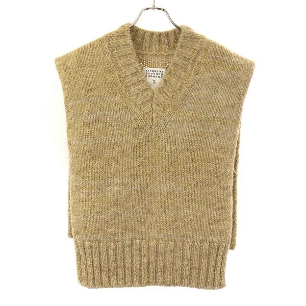 Maison Margiela4 メゾン マルジェラ 21AW ボタニカルダイタバードニットベスト S51TH0081 ベージュ系 S Maison Margiela4 メゾン マルジェラ 21AW ボタニカルダイタバード