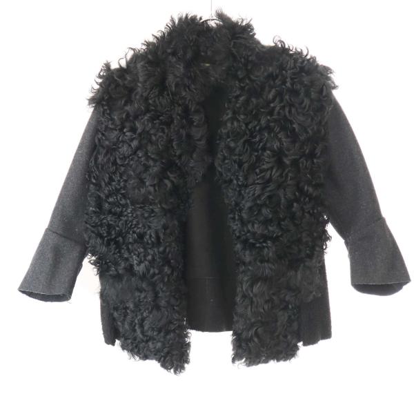 MARNI（マルニ） 11AW シャーリングムートンレザー ウールジャケット