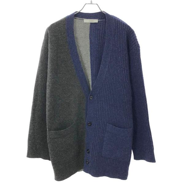 UJOH（ウジョー） Long Cardigan 切替ロングニットカーディガン U763 