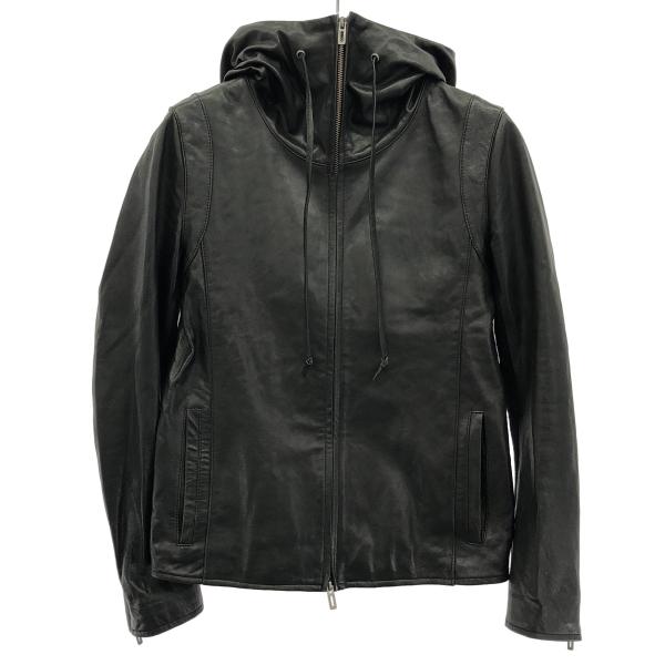 DOMENICO SAVIO ドメニコサヴィオ レザーパーカー DSM16SBZ57 ブラック