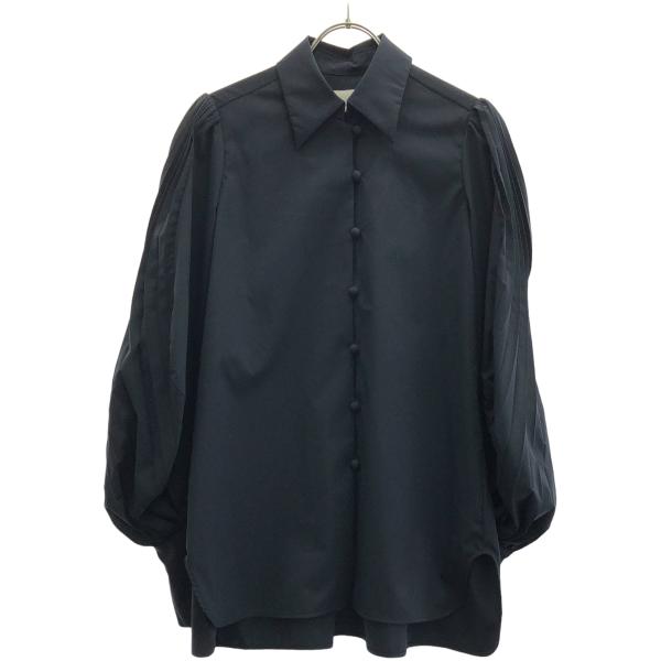 mame mame kurogouchi マメ クロゴウチ 22AW Curved Pleated Shirt