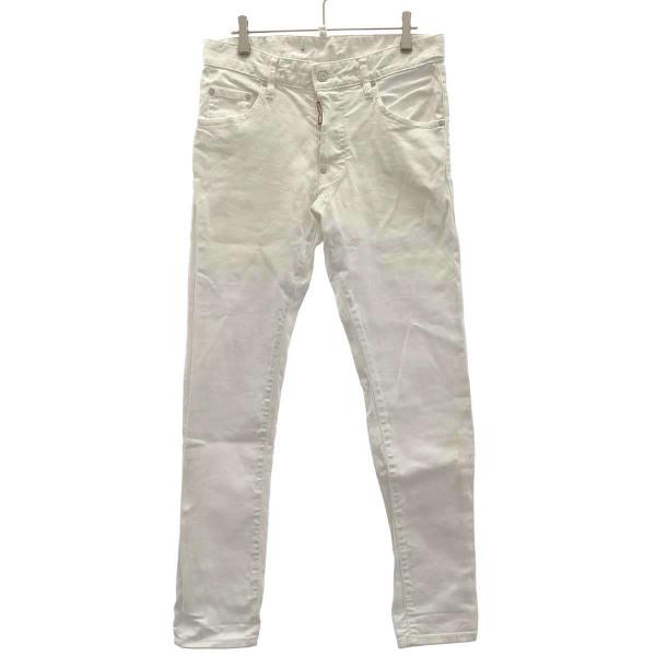 Dsquared2　ジッパー　ショート　カーゴパンツ　ホワイト　48 Dsquared2 ジッパー カーゴ ショートパンツ 48 ホワイト