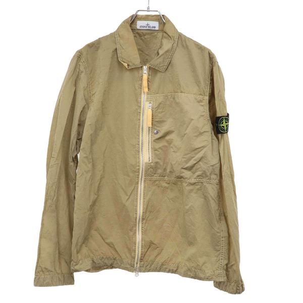 STONE  ストーンアイランド 25SS Nylon l ECONYL Overshirt ナイロンメタルシャツジャケット K1S151200005S0019 ベージュ L STONE ISLAND（ストーン アイランド） 25SS Nylon Metal ECONYL