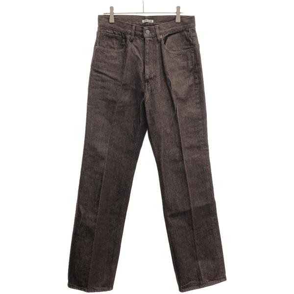 オーラリー　ハードツイストデニム　28インチ Auralee ハードツイストデニム ワイドパンツ インディゴ