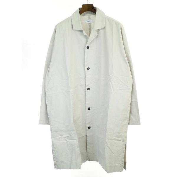 marka（マーカ） 19SS SHIRTS COAT シャツコート ライトグレー系 2
