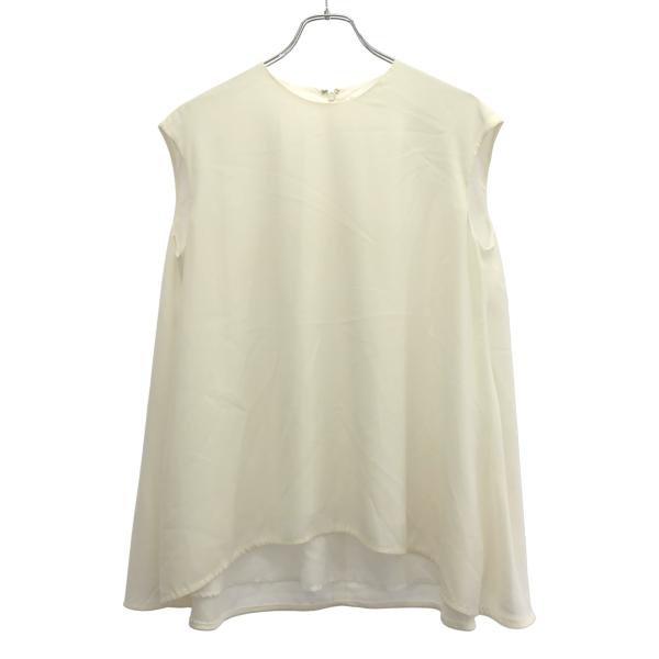 ENFOLD（エンフォルド） ノースリーブトップス 3009A230-0330 ホワイト