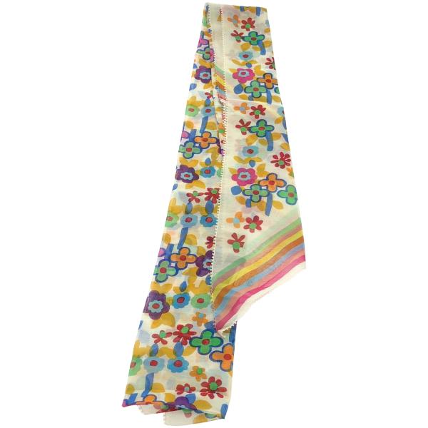 m*m様 ルイ・ヴィトン シルク タイ　スカーフ LOUIS VUITTON ルイヴィトン フラワープリントコットンシルク