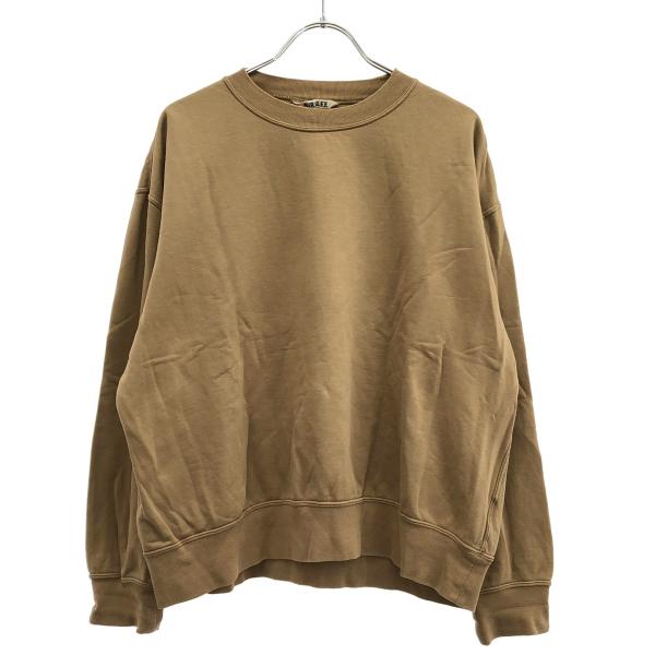 AURALEE ブラウン スウェット サイズ1 AURALEE（オーラリー） 22AW ELASTIC HIGH GAUGE SWEAT P/O スウェット