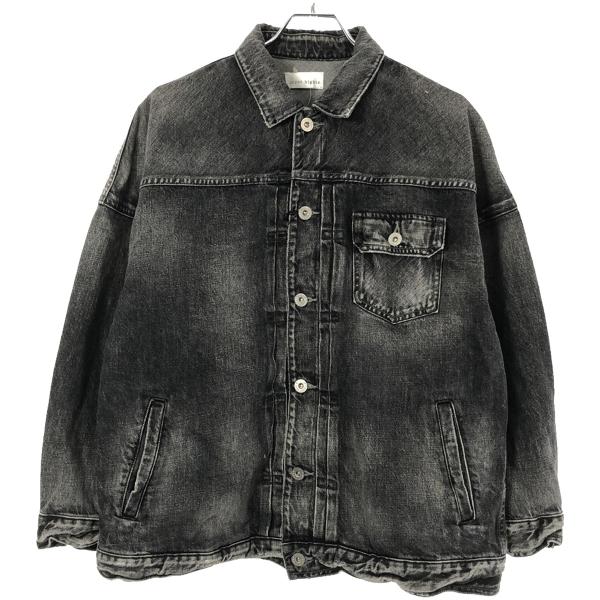 アッパーハイツデニムジャケット Flojos upper hights アッパーハイツ LOOSE JEAN ウォッシュ加工