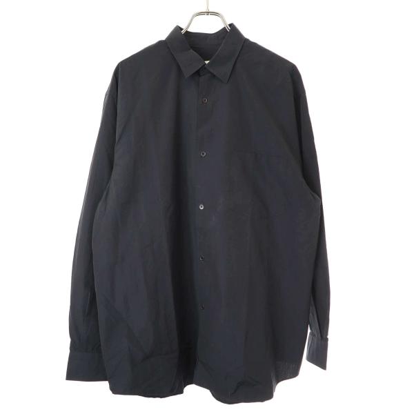 COMOLI 21AW コモリシャツ U03-02001 3 ネイビー 新型 modescape_rc-it2oqhy0zk18-bsks