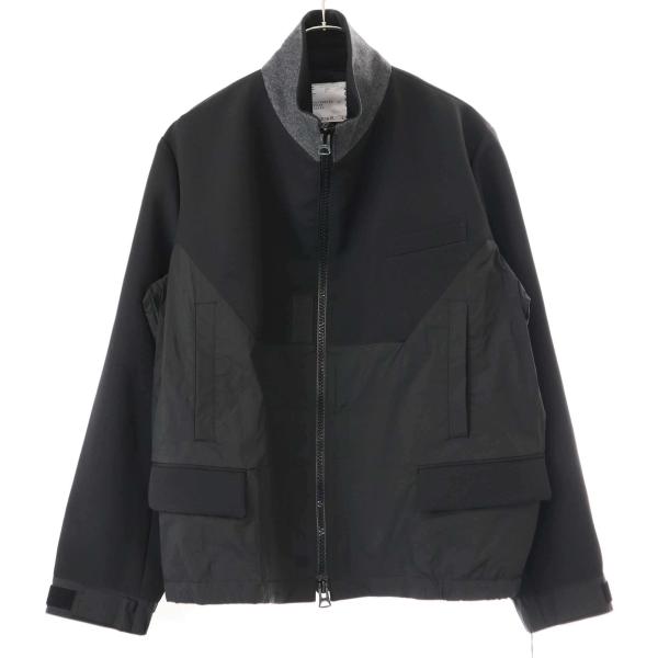 sacai サカイ 25SS Matelasse Twill Mix Jacket ミックスジップ sacai サカイ 25SS Matelasse Twill Mix Jacket ミックスジップ