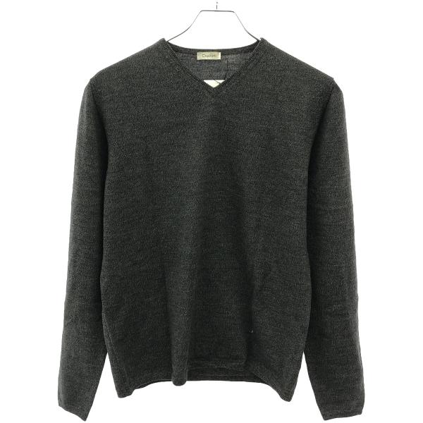 CRUCIANI（クルチアーニ） Vネックウールニットセーター グレー 46