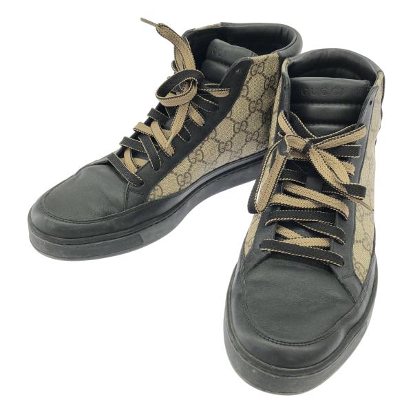 GUCCI（グッチ） GGスプリームハイカットスニーカー 386740 ブラック