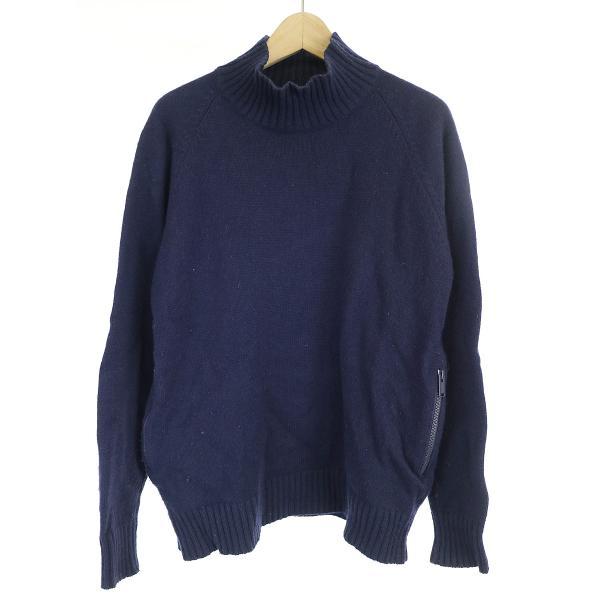 【10%オフ11/30まで】 アンダーカバー　ニットセーター　ネイビー　サイズL アンダーカバー UNDERCOVER ニットセーター ネイビー