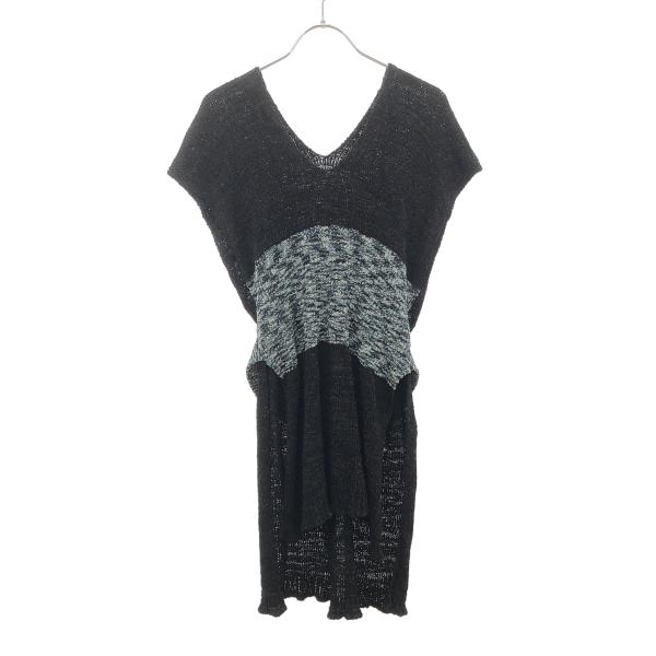 TAN タン 23SS LOOSELY TOPS ルーズリートップス TN23SS013 ブラック F TAN（タン） 23SS LOOSELY TOPS ルーズリートップス TN23SS013