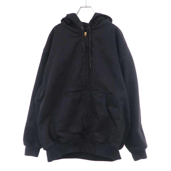 COMOLI（コモリ） 25AW ブラックデニム ジップパーカー C03-01003