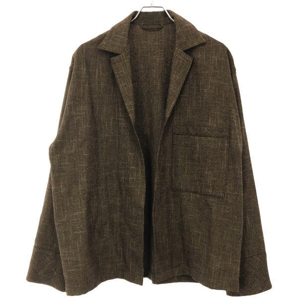 ULTERIOR アルテリア ブラッシュドスラブツイード オーバー シャツ