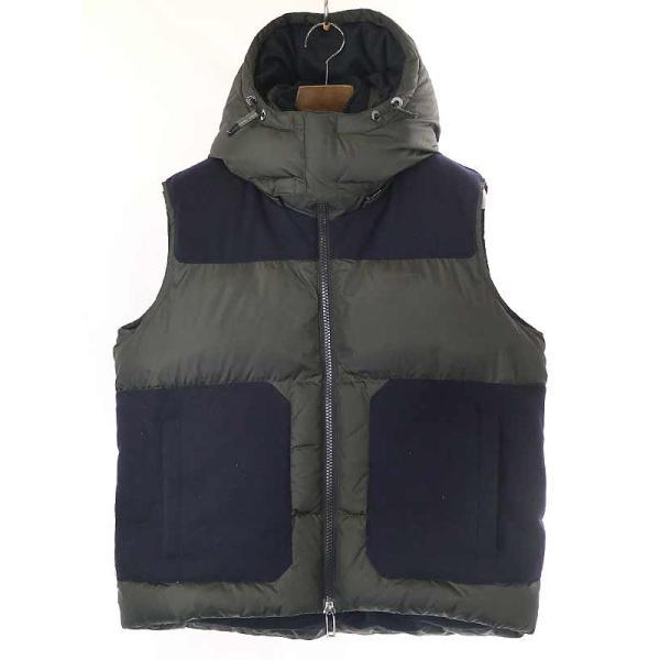 EMPORIO ARMANI エンポリオアルマーニ ウールナイロンコンビフーデット 