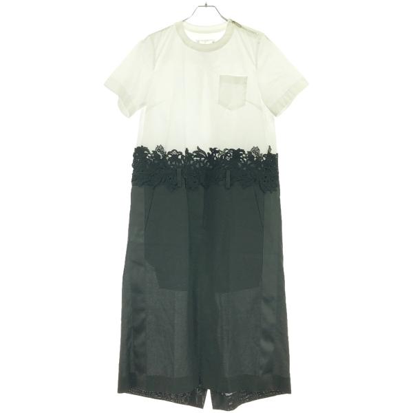 Sacaiワンピース sacai（サカイ） 21SS ショルダージップドッキングワンピース 21-05594