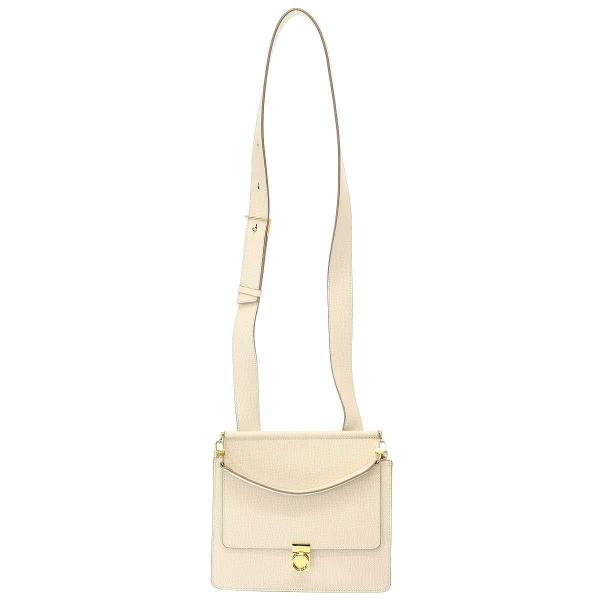 POLENE ポレーヌ Numero Sept レザーショルダーバッグ オフホワイト