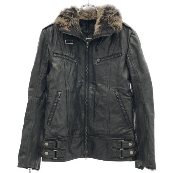 SHELLAC（シェラック） 裏地ラビットファーホースレザージャケット