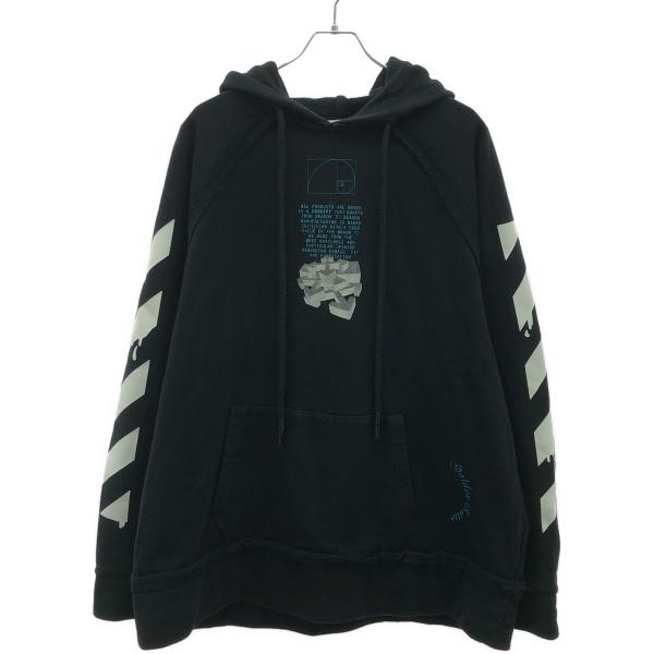 オフホワイトドリッピングアロー！ OFF-WHITE オフホワイト 20SS Dripping Arrows Incomp Hoodie ド