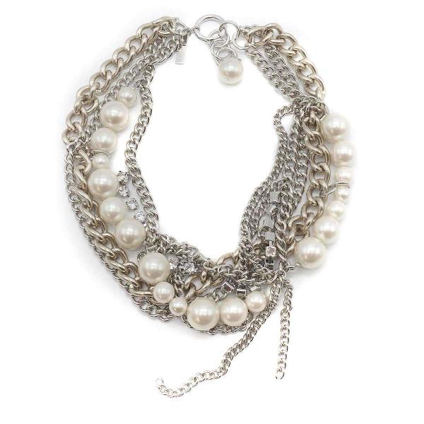 JUNYA WATANABE（ジュンヤワタナベ） 23SS パールチェーンネックレス