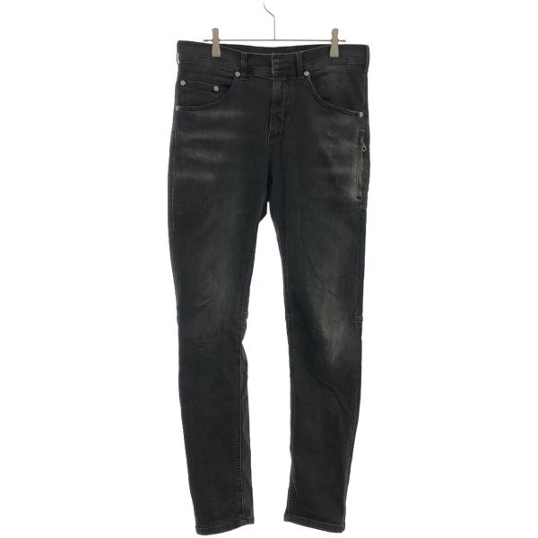 ニールバレット　Pコート　ブラック　パッチワーク　サイズ50　SLIM FIT ニールバレット Neil Barrett サンダーボルトジップアップ