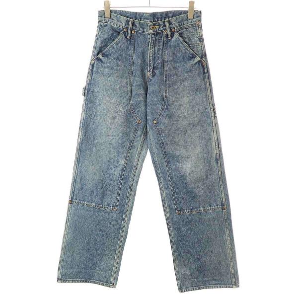 SUGARHILL シュガーヒル 24SS Faded Painter Double Knee Trousers フェイデッドダブルニーデニムペインターパンツ 2411300405 インディゴ 30 modescape_rc-it5qjh8f8n0c-diw3