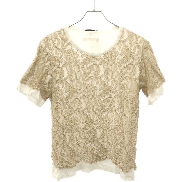 DRAWER（ドゥロワー） レースデザインTシャツ 6517ー286ー0219