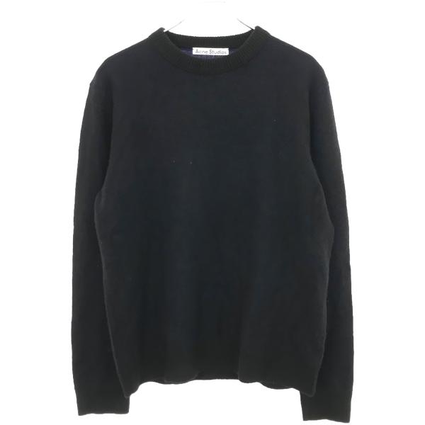 希少・美品 アクネ アシッドウォッシュ コットン セーター 洗い加工